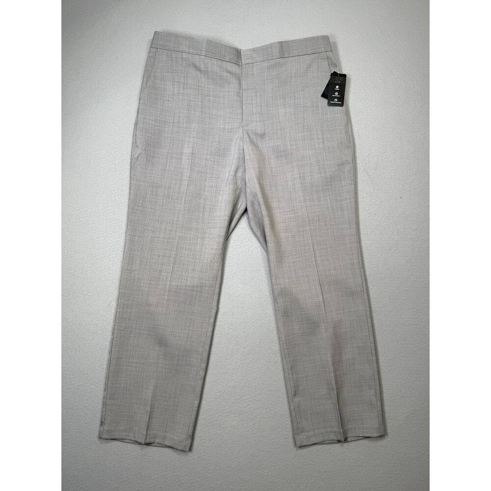 Alfani Men's Tropical Regular-Fit Suit Pants Grey Heather 40x32 $75